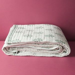 🎉LAST PIECE 🎉RACHEL ZOE Block Print Stitch Quilt Set